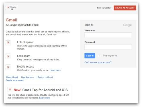pishing-en-gmail-2 Suplantación de identidad para las contraseñas de los usuarios de Google incautos
