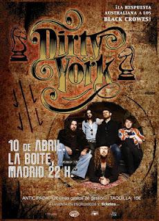 Dirty York, Sala La Boite (Madrid) , 10/04/2012