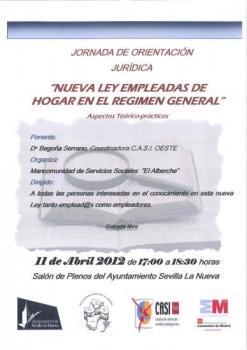 Conferencia sobre la nueva Ley de empleadas del hogar en el Ayuntamiento de Sevilla