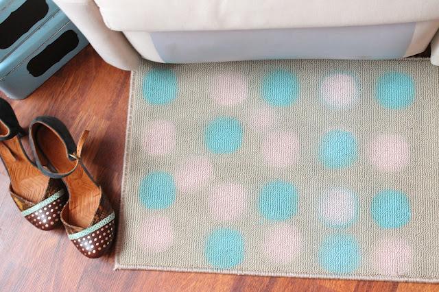 DIY Decoración- Alfombra de lunares /Polka Dots Rug