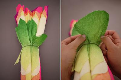 DIY  Flores grandes en papel crepe. Hermosas!!!