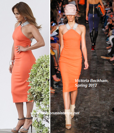 Jennifer López fabulosa con un diseño de Victoria Beckham