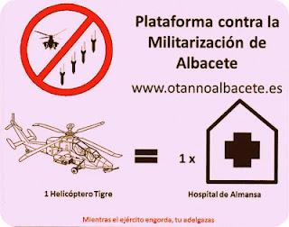 Día de Acción Global contra el gasto militar: En España es de 50 mill/€ /día y no de 17 como contemplan los PGE.