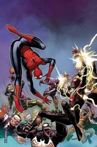 Portada de Jim Cheung para Spider-Men Nº 3