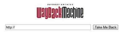 Wayback Machine site