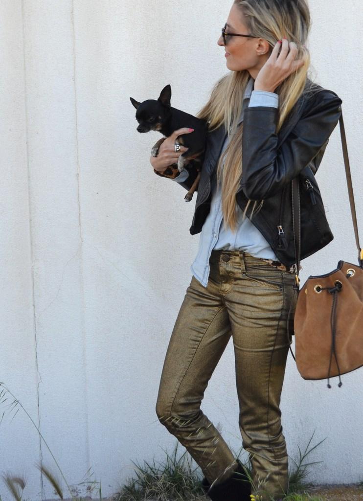 Biker boots and denim jacket Biker boots and denim jacket