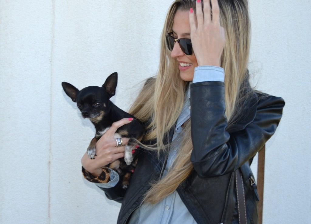 Biker boots and denim jacket Biker boots and denim jacket