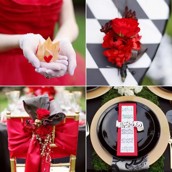 Alice in Wonderland wedding