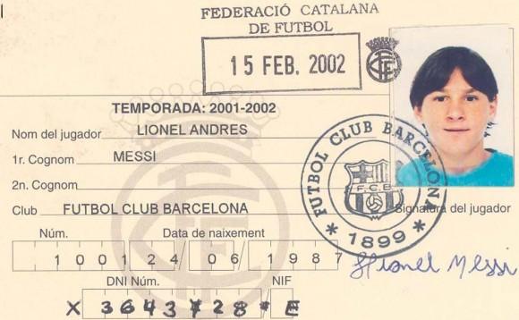 Lionel Messi, de niño