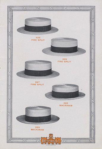 Catalogo de Sombreros 1912 Sombreros Dunlap & Co. Moda en 1912