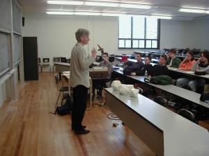 CRousseauClasse Christiane Rousseau en Matemáticas en la Residencia