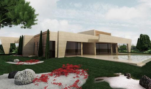 A-cero Projects Os presentamos un avance sobre una nueva vivienda unifamiliar A-cero situada en Ourense