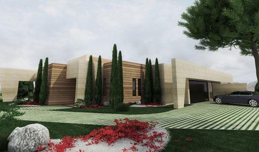 Os presentamos un avance sobre una nueva vivienda unifamiliar A-cero situada en Ourense