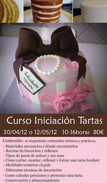 Curso Iniciación Decoración de Tartas con Fondant - Chiclana - Cádiz