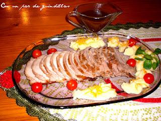 Vuestras cocinas, Tere: Cinta de lomo fresca a la cerveza y salsa de ciruelas Vuestras cocinas, Tere: Cinta de lomo fresca a la cerveza y salsa de ciruelas