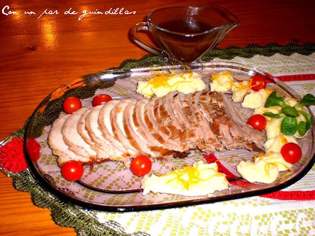 Vuestras cocinas, Tere: Cinta de lomo fresca a la cerveza y salsa de ciruelas Vuestras cocinas, Tere: Cinta de lomo fresca a la cerveza y salsa de ciruelas