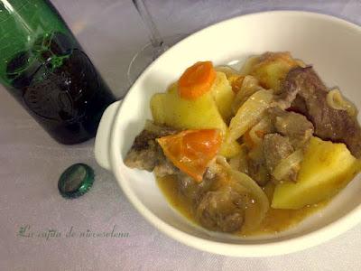 Estofado de carne con Alhambra Reserva 1925 Estofado de carne con Alhambra Reserva 1925