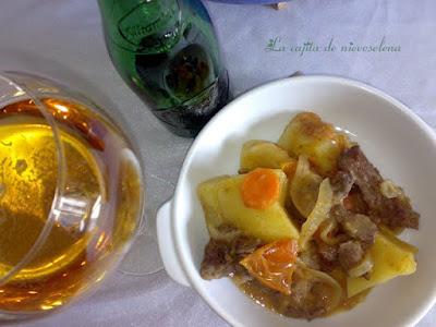 Estofado de carne con Alhambra Reserva 1925 Estofado de carne con Alhambra Reserva 1925