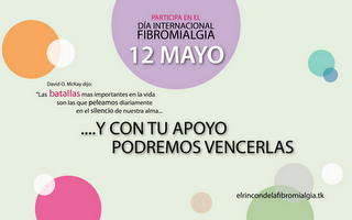 Preparando el Día Internacional de la Fibromialgia: 12 Mayo 2012. ¡Descárgate los carteles!
