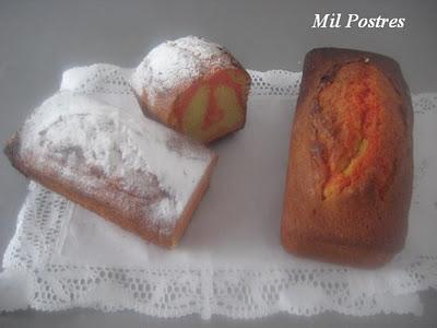 Cuatro cuartos de vainilla y frambuesa Cuatro cuartos de vainilla y frambuesa