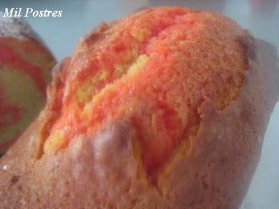 Cuatro cuartos de vainilla y frambuesa Cuatro cuartos de vainilla y frambuesa