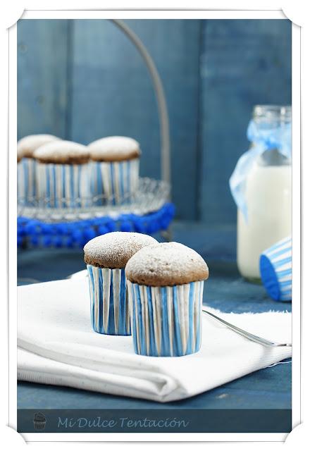 Pastelitos de Amaretto con Corazón de Chocolate