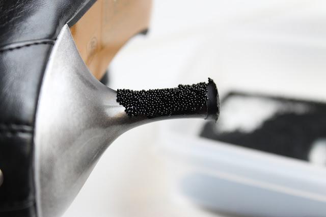 DIY Zapatos - Tacones caviar