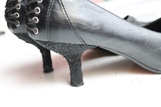 DIY Zapatos - Tacones caviar