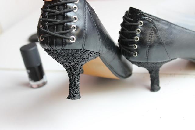 DIY Zapatos - Tacones caviar