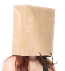 bolsa en la cabeza De condones y tests de embarazo