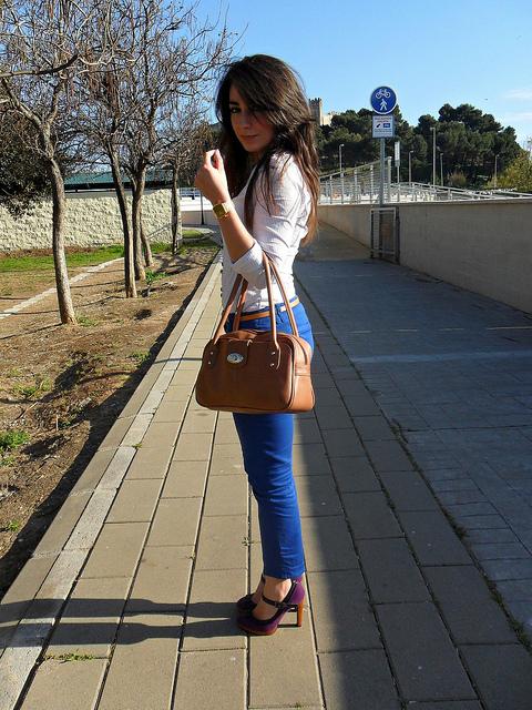 Look of the day: Blue klein & purple kleinandpurple_lovelystyle2
