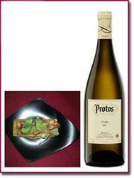 PabloD Gourmet - Protos Verdejo 2011 con tapa de foie La cata exclusiva de PROTOS para sus seguidores 2.0