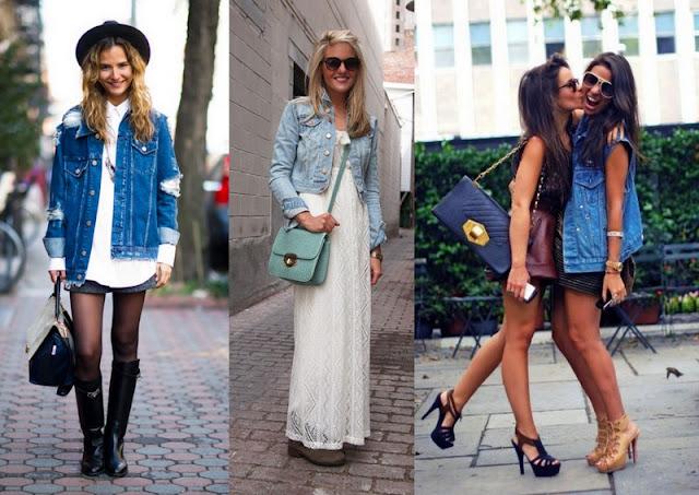 CAZADORA O CHALECO VAQUERO ,STREET STYLE DENIM + COLLAGE