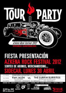 Azkena Rock Festival 2012 - Tour Party Barcelona