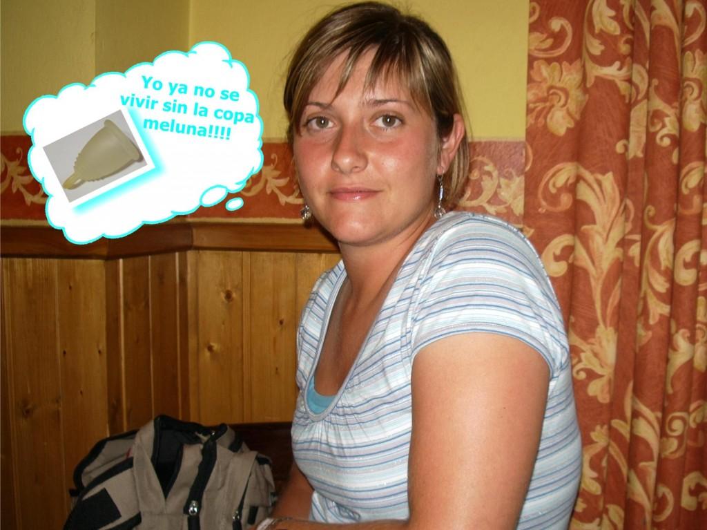 foto copaidoia 2 (1) Idoia, la primera “Embajadora de la copa Meluna”!