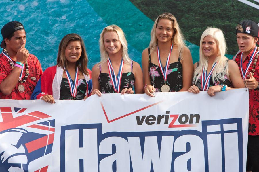 El Team Hawaii campeón del DAKINE ISA World Junior Surfing Championship 2012