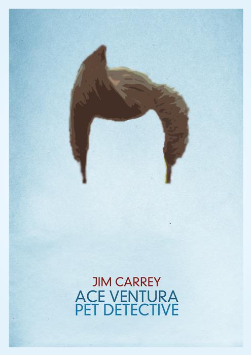 Colección de carteles minimalistas de cine y televisión