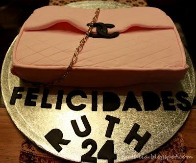 Brownie de chocolate. Tarta Bolso Chanel Brownie de chocolate. Tarta Bolso Chanel