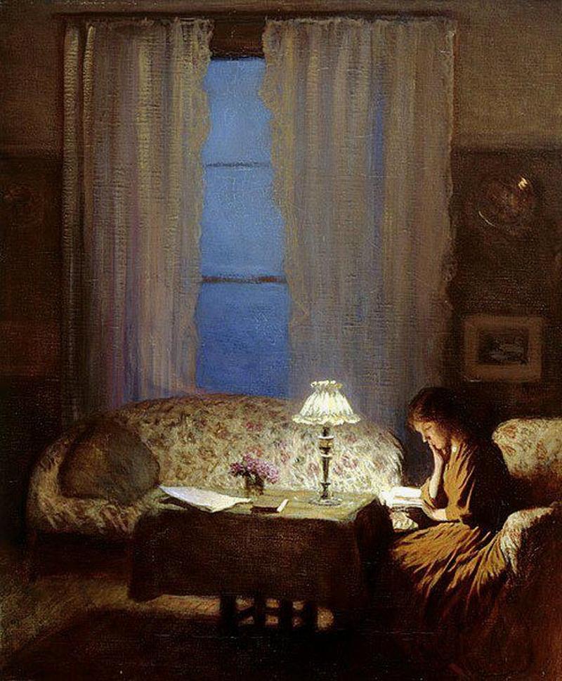 Peinture de George Clausen http://m1.paperblog.com/i/104/1041478/tarde-lectura-L-Yt1sUI.jpeg