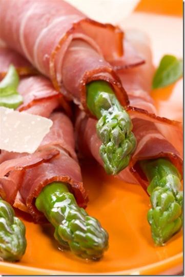 esparrago con prociutto esparrago con prociutto