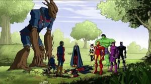 Los Guardianes de la Galaxia en The Avengers: Earth’s Mightiest Heroes