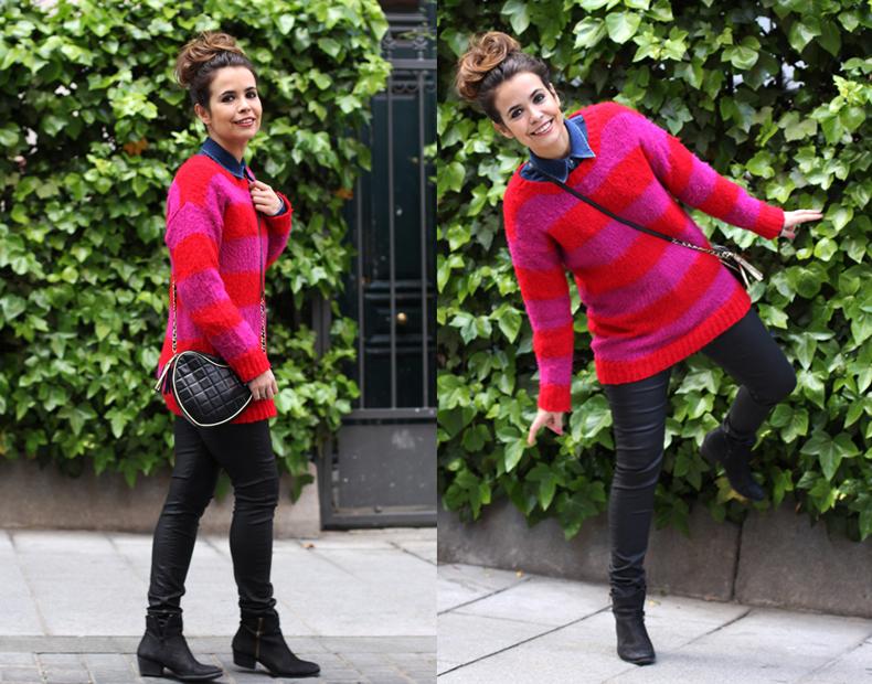 Striped Jumper collagevintage