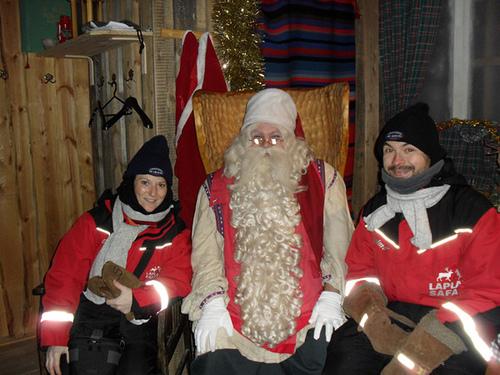 Visitando la Aldea de Santa Claus Visitando la Aldea de Santa Claus