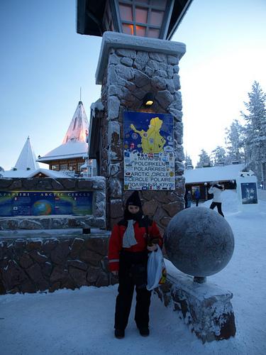 Visitando la Aldea de Santa Claus Visitando la Aldea de Santa Claus