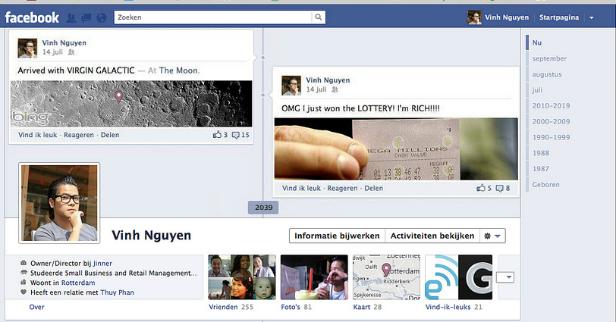 Vinh Nguyen moon1 40 Creative Examples of Facebook Timeline Designs