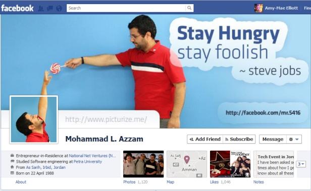 Mohammad L. Azzam azzam1 40 Creative Examples of Facebook Timeline Designs