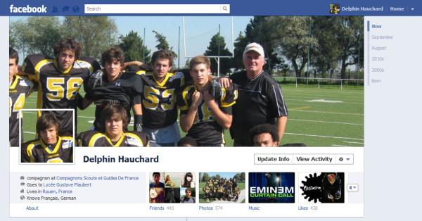 Delphin Hauchard 4206292511 40 Creative Examples of Facebook Timeline Designs