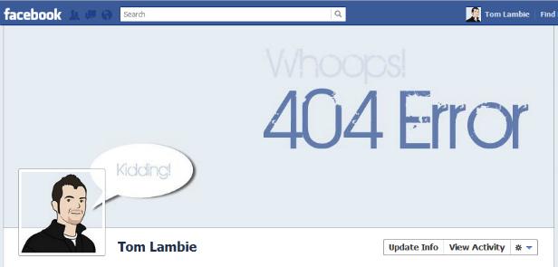 Tom Lambie fb4119299931 40 Creative Examples of Facebook Timeline Designs
