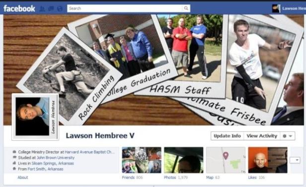 Lawson Hembree V lawson1 40 Creative Examples of Facebook Timeline Designs