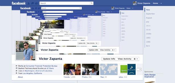 Victor Zapanta timeline1 40 Creative Examples of Facebook Timeline Designs